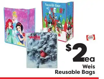 Weis Markets Weis reusable bags offer