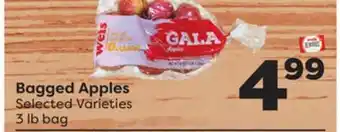Weis Markets Bagged apples offer