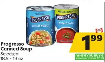 Weis Markets Progresso canned soup offer