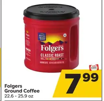 Weis Markets Folgers ground coffee offer