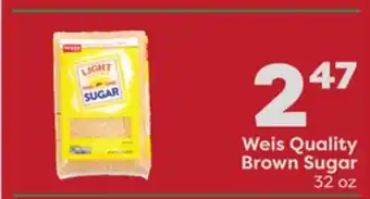 Weis Markets Weis quality brown sugar offer