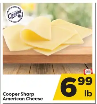 Weis Markets Cooper sharp american cheese offer