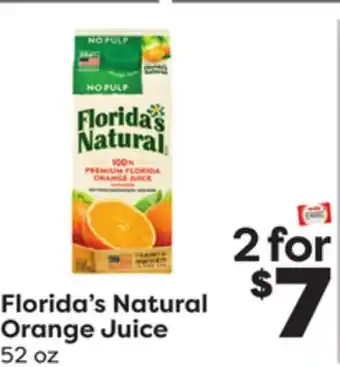 Weis Markets Florida's natural orange juice offer