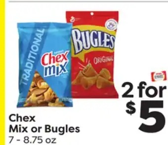 Weis Markets Chex mix or bugles offer