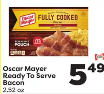 Weis Markets Oscar mayer ready to serve bacon offer