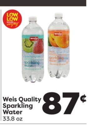 Weis Markets Weis quality sparkling water offer