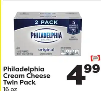 Weis Markets Philadelphia cream cheese twin pack offer