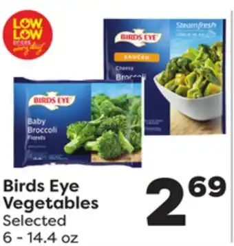 Weis Markets Birds eye vegetables offer