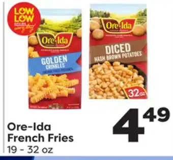 Weis Markets Ore-ida french fries offer