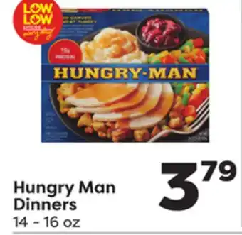 Weis Markets Hungry man dinners offer