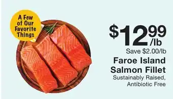Fairway Store Market Faroe island salmon fillet offer