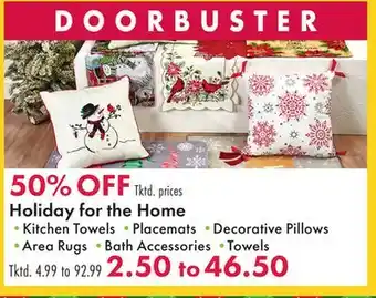 Boscov's Holiday for the home towels offer