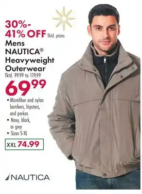 Boscov's Mens nautica heavyweight outerwear offer