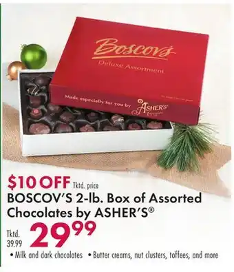 Boscov's Boscov's 2-lb. box of assorted chocolates by asher's offer