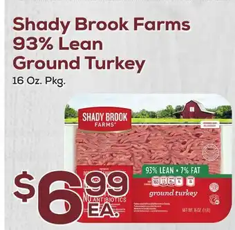 DeCicco & Sons Shady brook farms 93% lean ground turkey offer