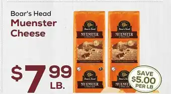 DeCicco & Sons Boar's head muenster cheese offer