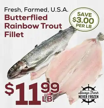 DeCicco & Sons Butterflied rainbow trout fillet offer