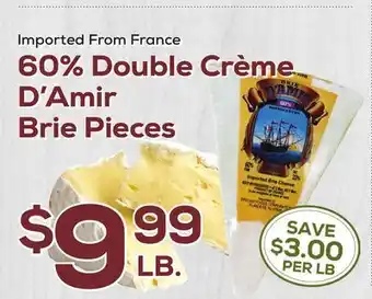 DeCicco & Sons Double crème d'amir brie pieces offer