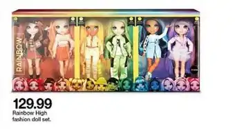Target Rainbow High Fashion Doll Set offer