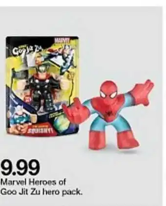 Target Marvel Heroes Of Goo Jit Zu Hero Pack offer