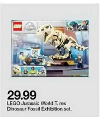 Target Lego Jurassic World T. Rex Dinosaurs Fossil Exhibition offer