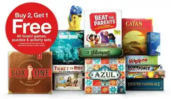 Target All Board Games, Puzzels & Activity Sets offer