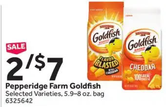 Stop&Shop Pepperidge farm goldfish offer