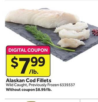 Stop&Shop Alaskan cod fillets offer