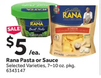 Stop&Shop Rana pasta or sauce offer