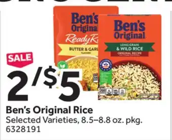 Stop&Shop Ben's original rice offer