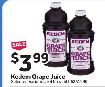 Stop&Shop Kedem grape juice offer