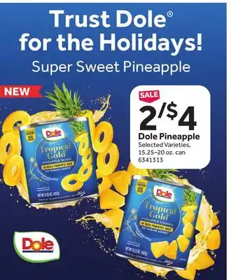 Stop&Shop Dole pineapple offer