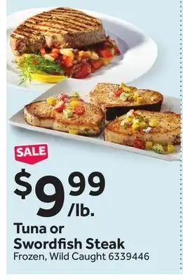 Stop&Shop Tuna or swordfish steak offer