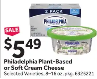 Stop&Shop Philadelphia plant-based or soft cream cheese offer