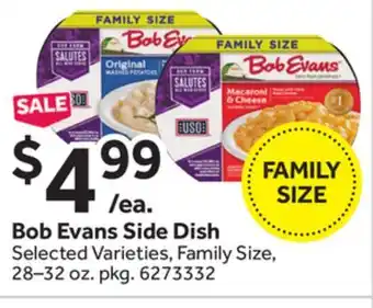 Stop&Shop Bob evans side dish offer