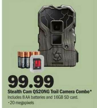 Meijer Stealth Cam Qs20ng Trail Camera Combo offer