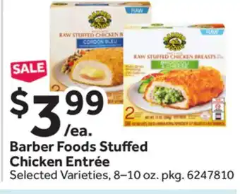 Stop&Shop Barber foods stu ed chicken entrée offer