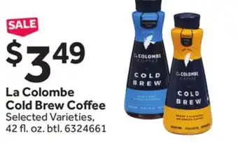 Stop&Shop La colombe cold brew coffee offer