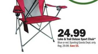 Meijer Lake & Trail Deluxe Sport Chair offer