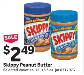 Stop&Shop Skippy peanut butter offer