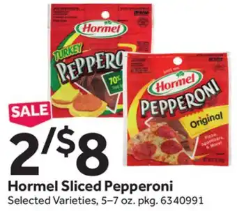 Stop&Shop Hormel sliced pepperoni offer