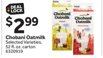 Stop&Shop Chobani oatmilk offer
