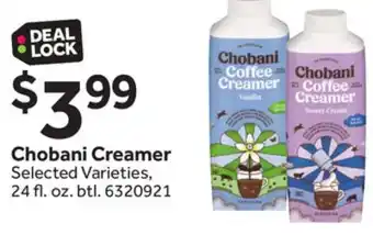 Stop&Shop Chobani creamer offer