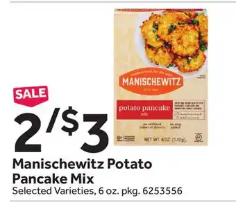 Stop&Shop Manischewitz potato pancake mix offer