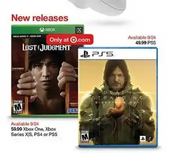 Target Xbox One, Xbox Series X-s. Ps4 Or Ps5 offer