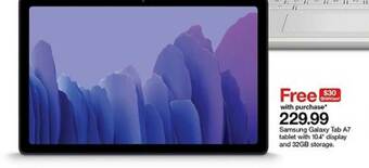 Target Samsung Galaxy Tab A7 Tablet With 10.4 offer