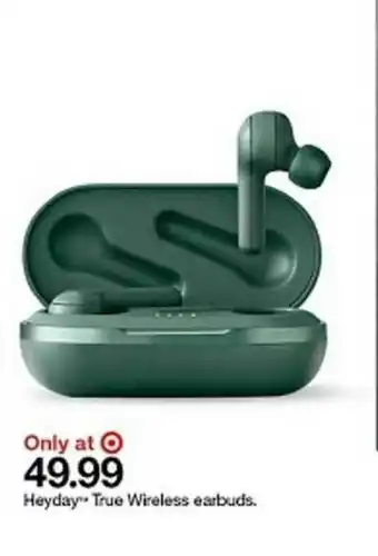 Target Heyday True Wireless Earbuds offer