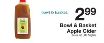 The Fresh Grocer Bowl & basket apple cider offer