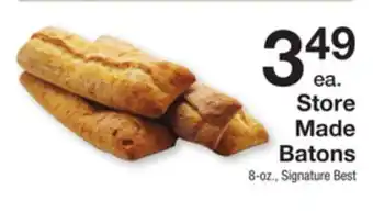 The Fresh Grocer Store made batons offer