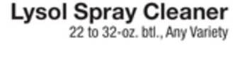 The Fresh Grocer Spray cleaner offer
